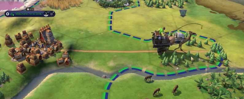 Les Cris dans Civilization 6