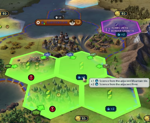 Les Pays-Bas dans Civilization 6