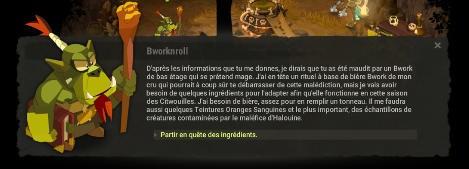 Quête « Le Rituel de la bière »