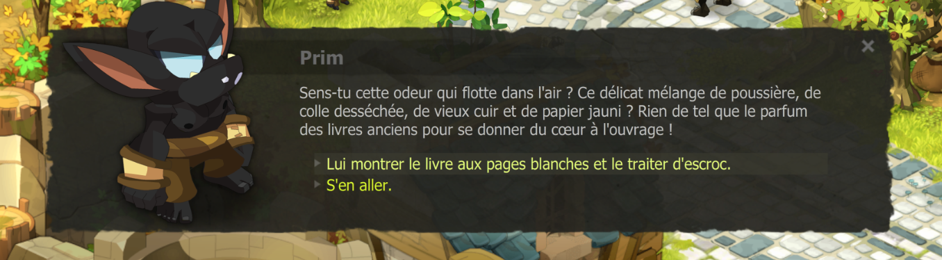 Quête « Mieux vaut ne pas se fier à la première impression »