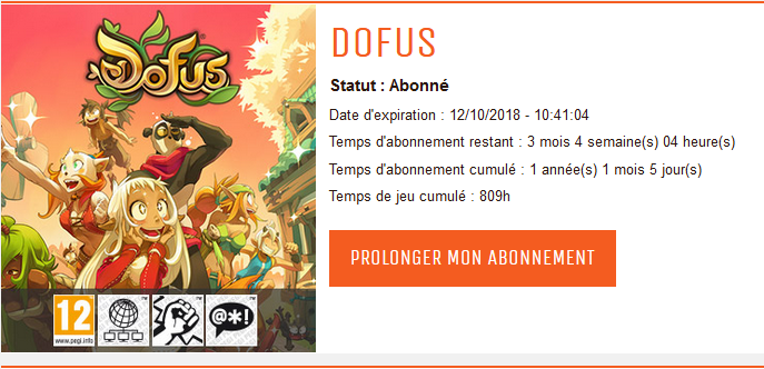 Calculez votre temps de jeu sur DOFUS