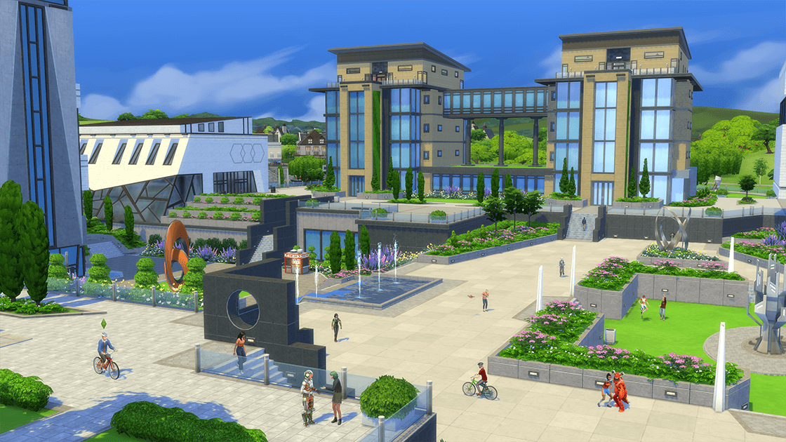 sims 4 university give a presentation