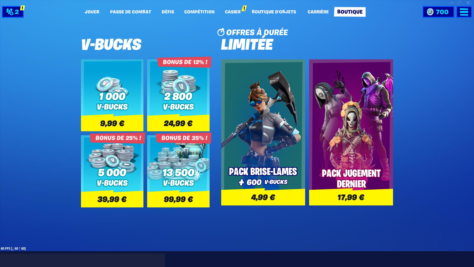 Fortnite Starter Pack A 5 Euros Brise Lames Et Jugement Dernier Nouveaux Packs Breakflip Actualite Guides Et Astuces Esport Et Jeu Video - avoir des robux gratuit sans complu00e9ter doffres sur pc