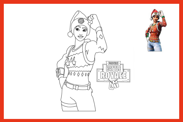 Fortnite Coloriages Et Dessins à Imprimer Pour Noël