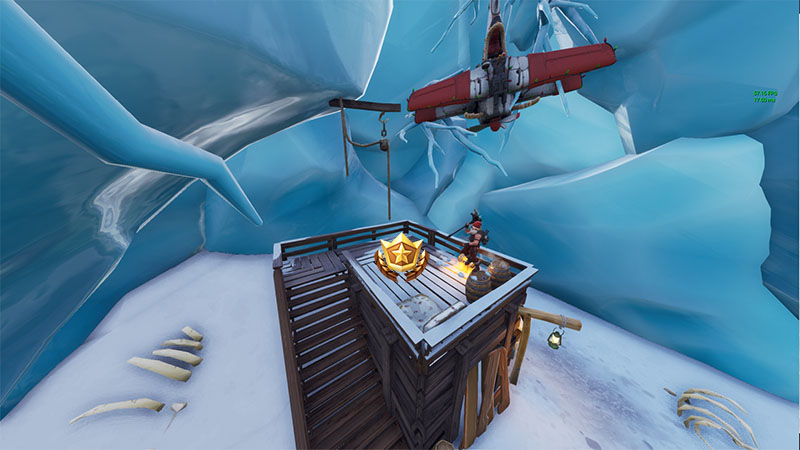 Fortnite étoile Cachée Semaine 5 Défi Du Grand Froid