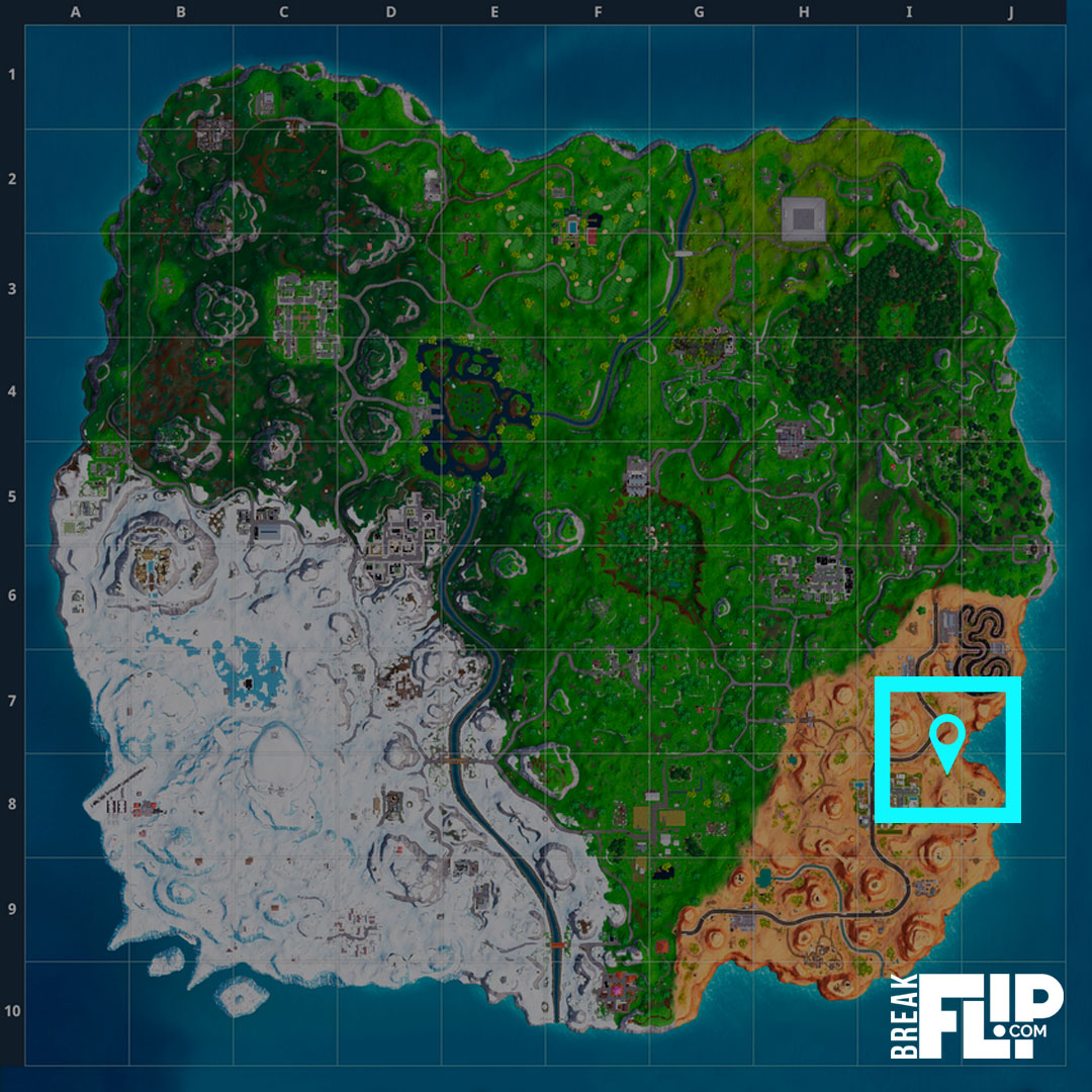 etape 3 paradise palms - fortnite semaine 10 panneau carte au tresor