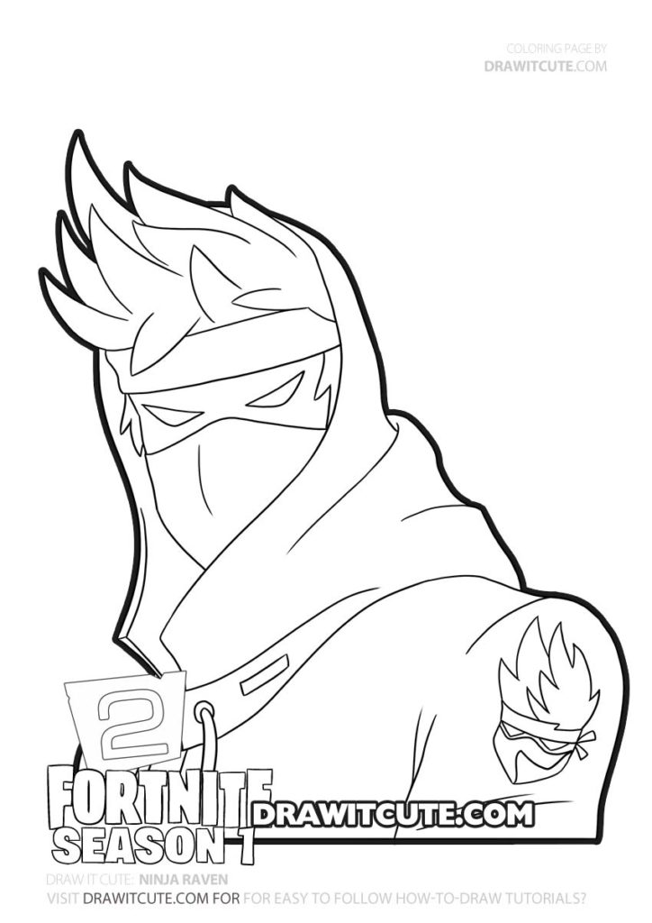 fortnite-coloriage-ski-neige