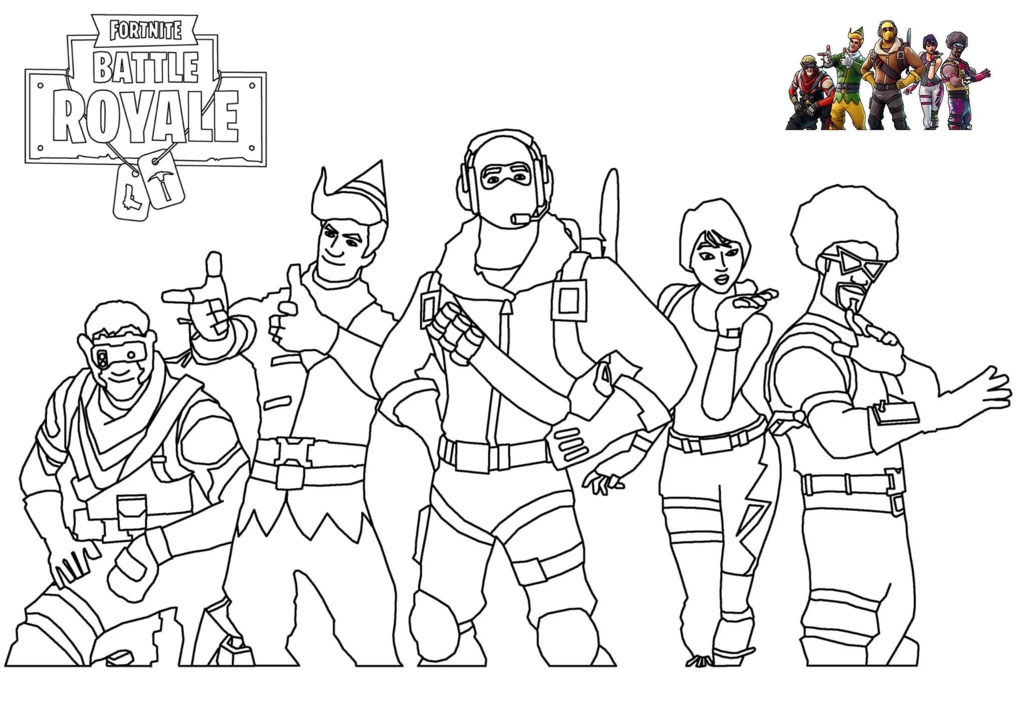 Coloriages et dessins Fortnite Hiver et ski Breakflip Actualités