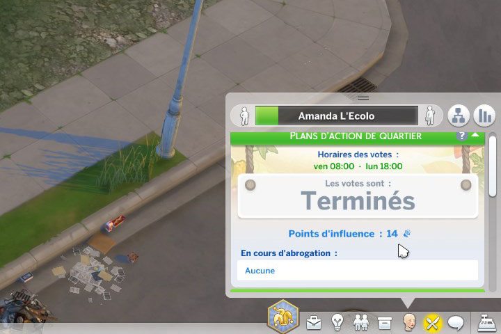 Sims 4 : Points d'influence pour voter, comment en avoir avec un cheat