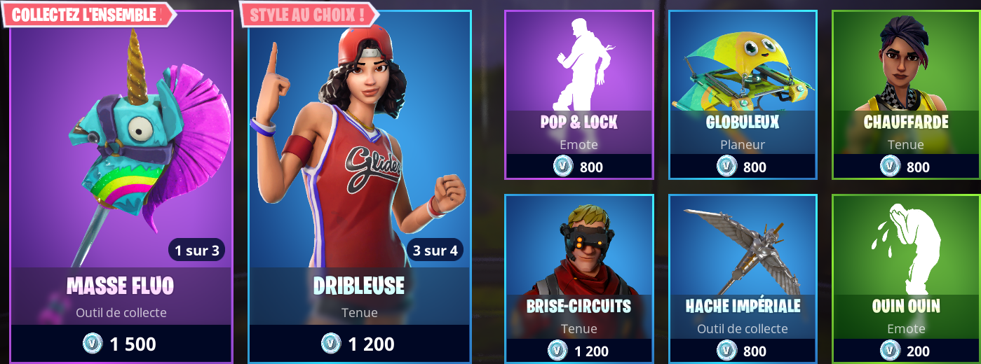 boutique fortnite 10 juillet - boutique fortnite 5 aout