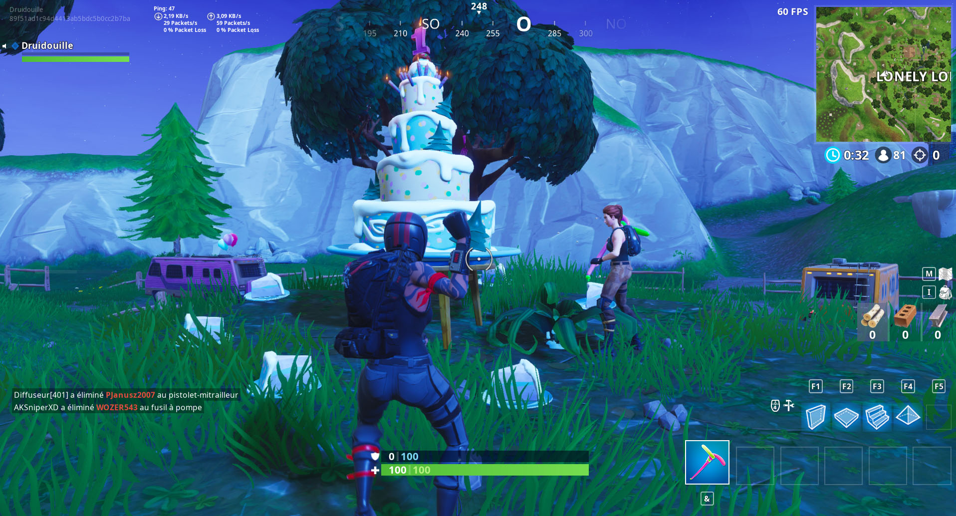 Fortnite Danser Devant Differents Gateaux D Anniversaire Defi - gateau trouve a l ouest de lonely lodge