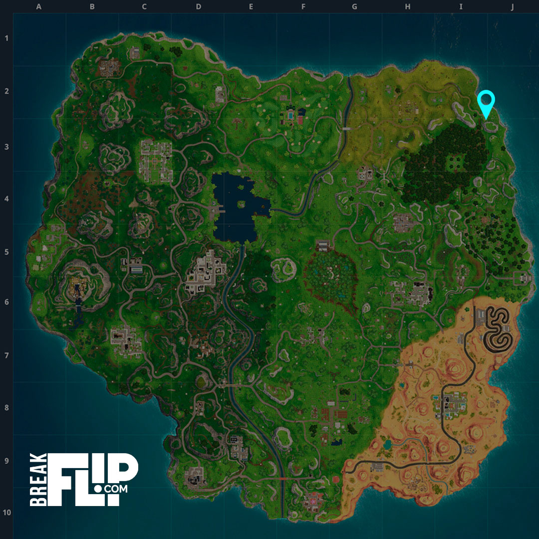 Fortnite Défi Road Trip Semaine 3 étoile Cachée