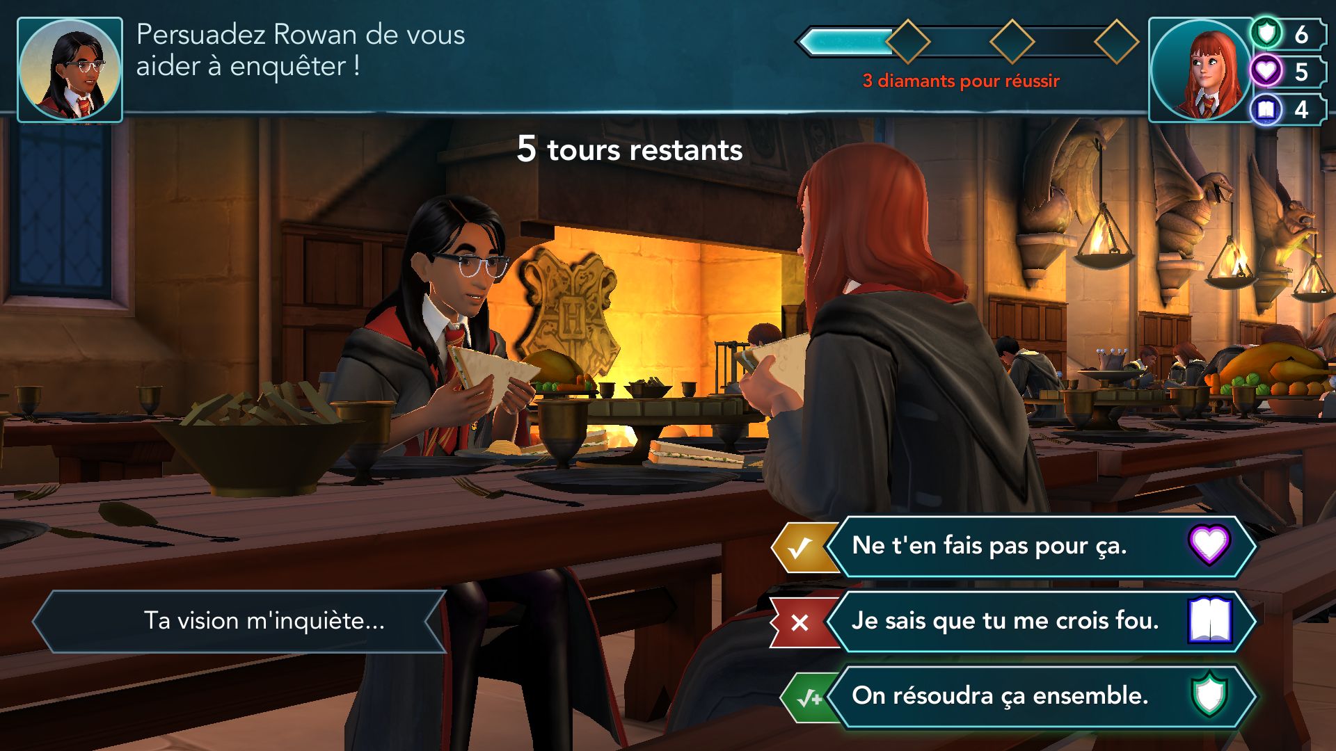 Comment convaincre Rowan ?