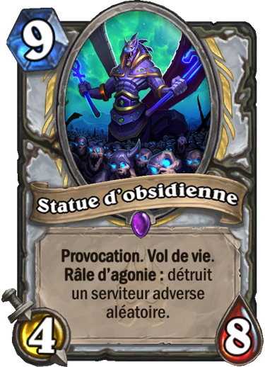 statue d'obsidienne