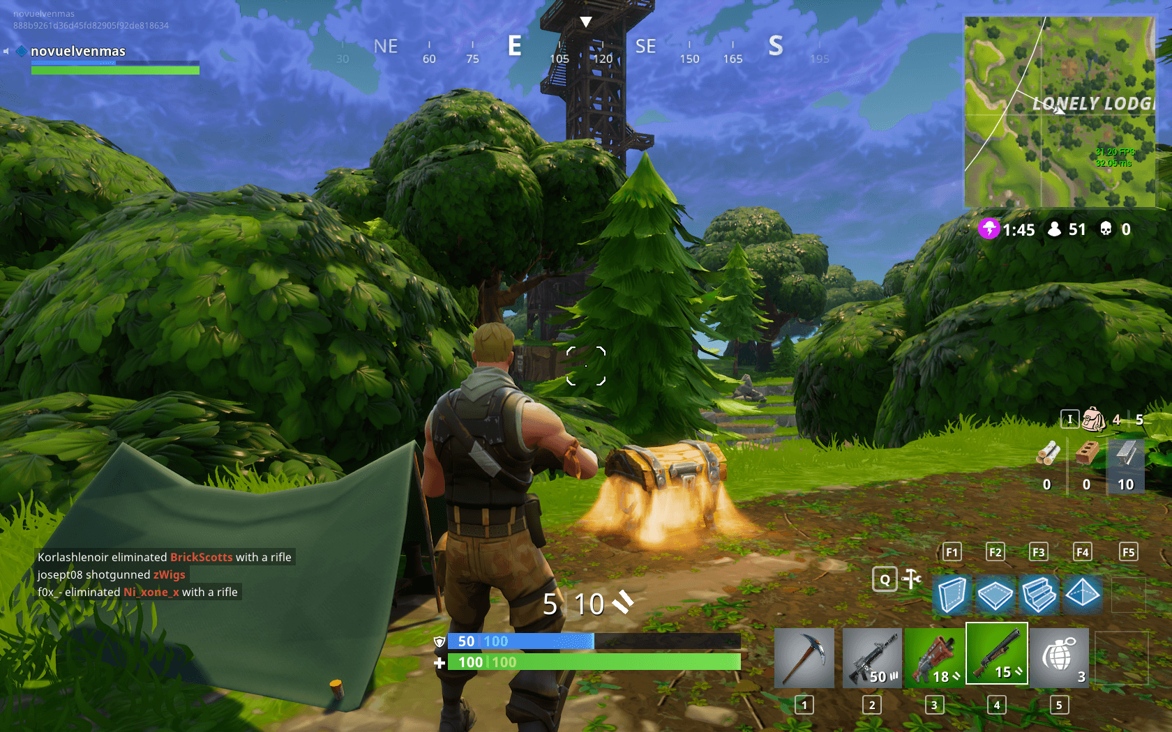 Fortnite Fouiller Des Coffres A Lonely Lodge Breakflip - comme chaque semaine il va falloir se rendre dans une zone pour ouvrir sept coffres cette fois ci direction lonely lodge zone a l est de la carte