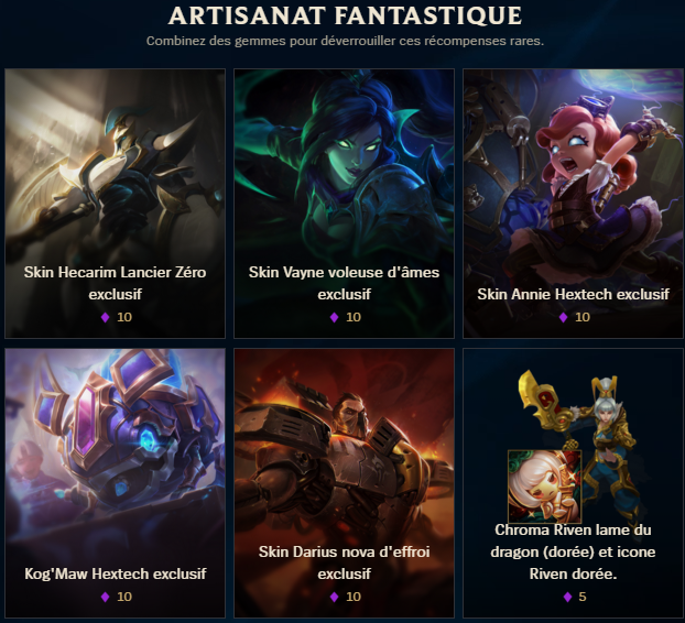 Nouveau coffre Hextech au 8.7