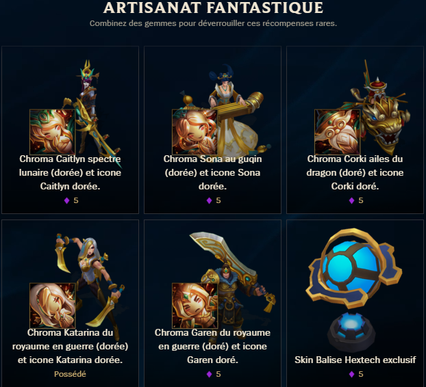 Nouveau coffre Hextech au 8.7