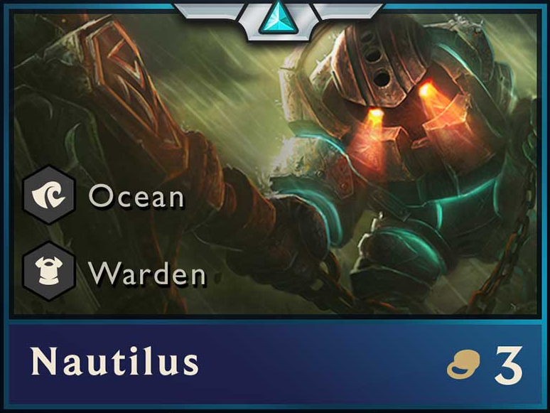 Nautilus, nouveau champion TFT