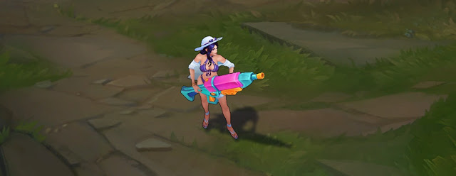 Skins Pool-Party pour Zoé, Caitlyn & GP