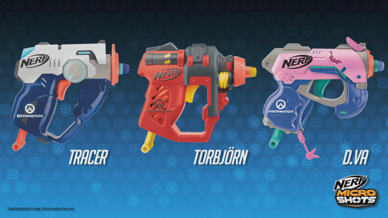 Nouvelles armes Nerf pour McCree, Tracer et Torbjörn