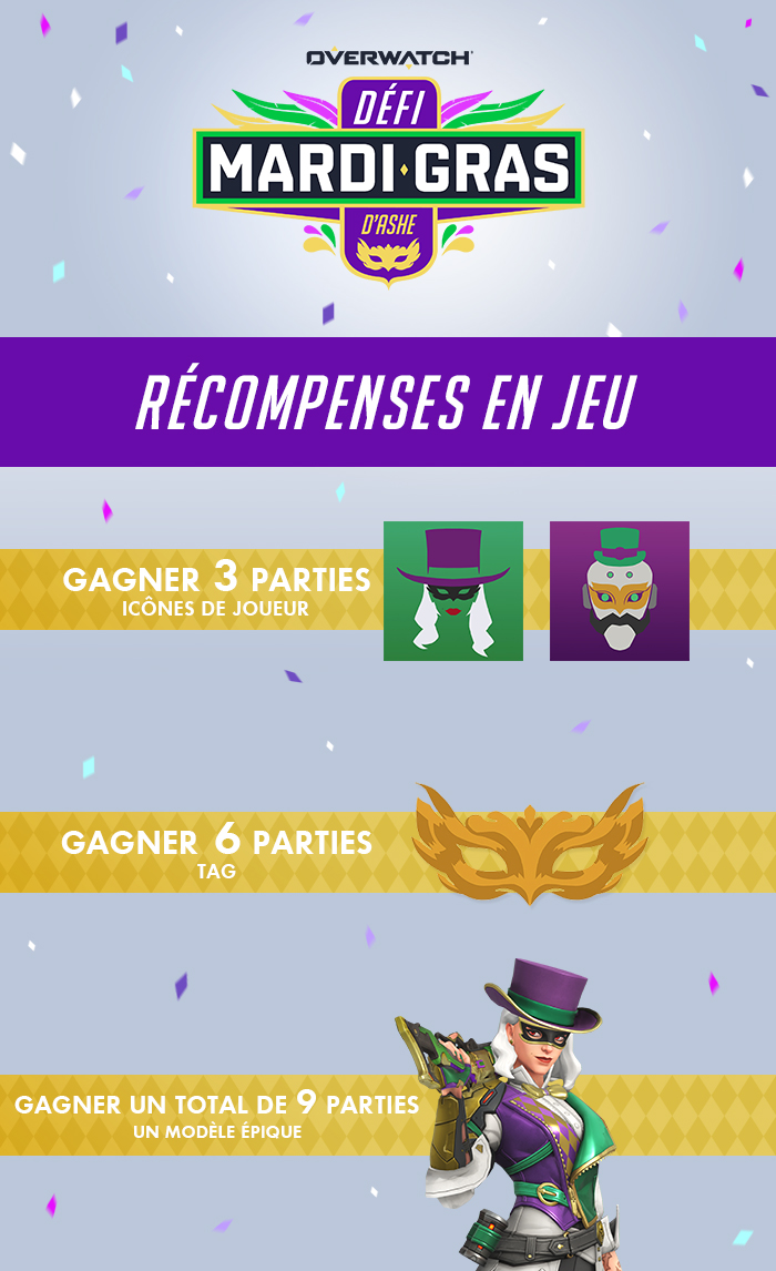 Un skin légendaire pour Mardi gras sur Overwatch !