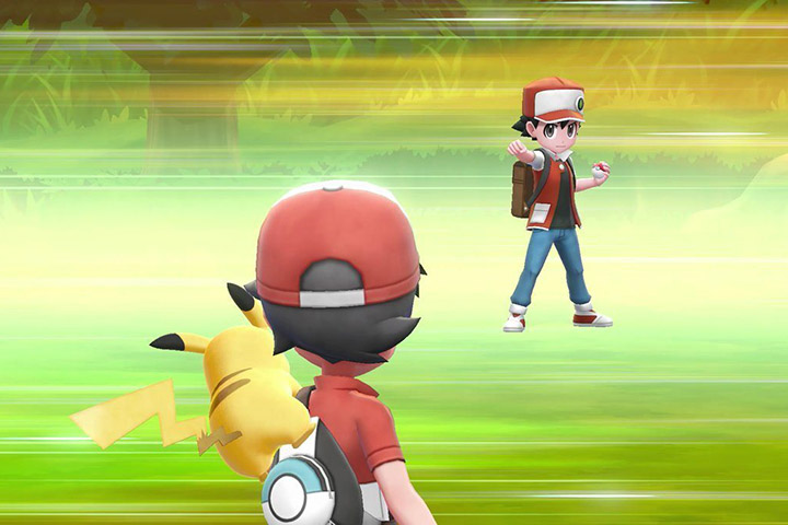 Pokémon Let's Go Affronter Red
