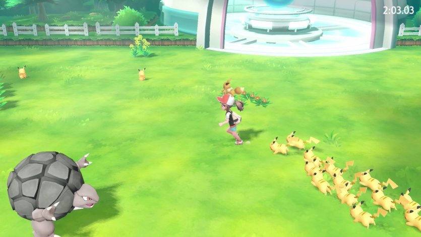 Pokémon Let's Go Mini-Jeu Go Park