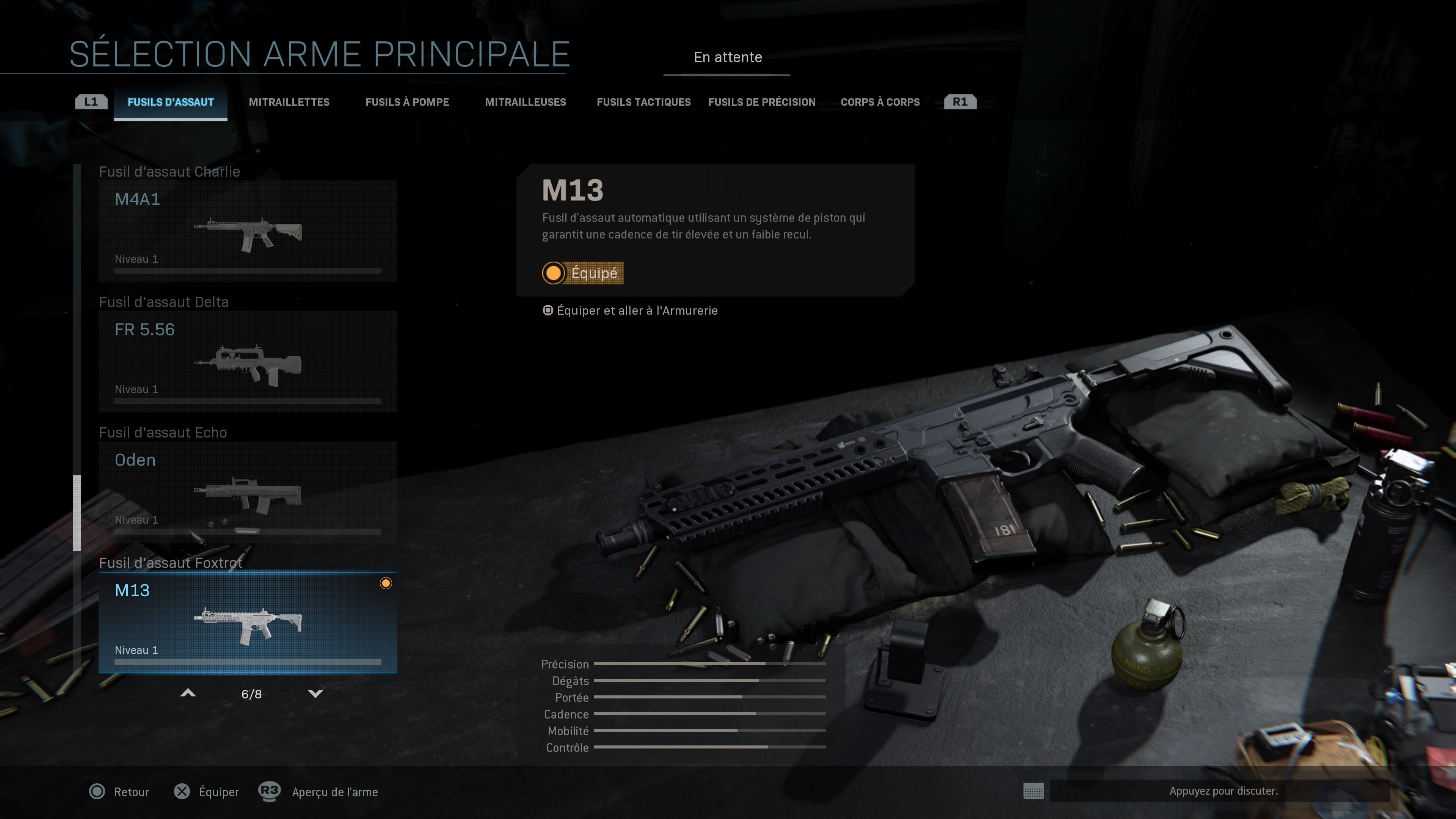 Les meilleures armes de COD MW