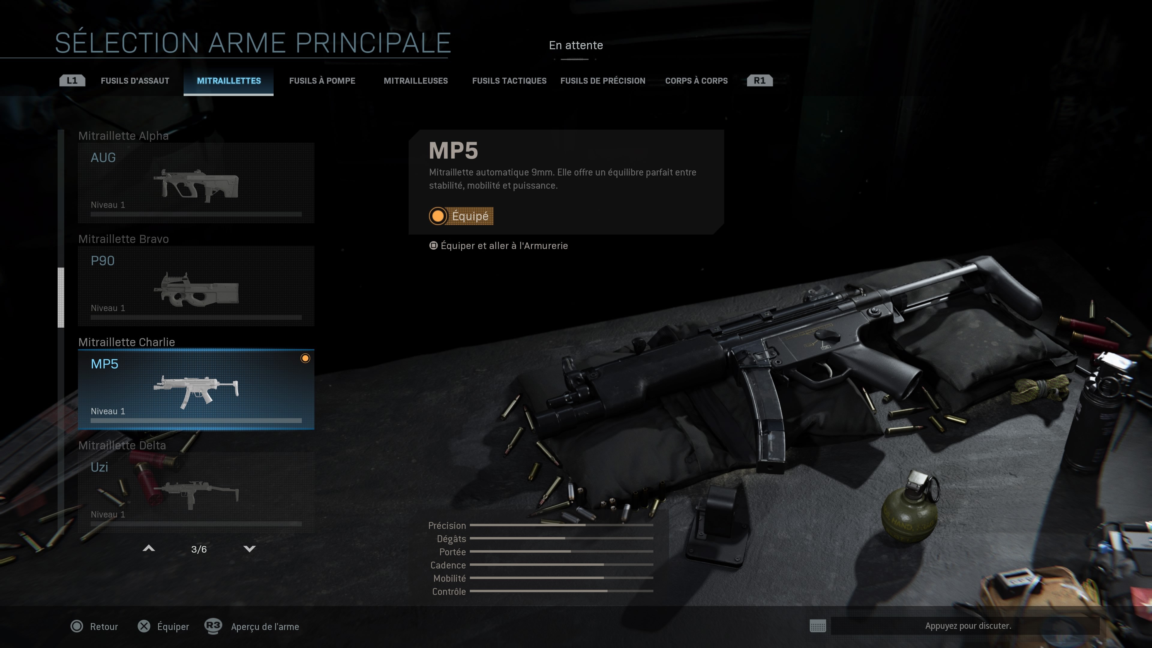 Les meilleures armes de COD MW