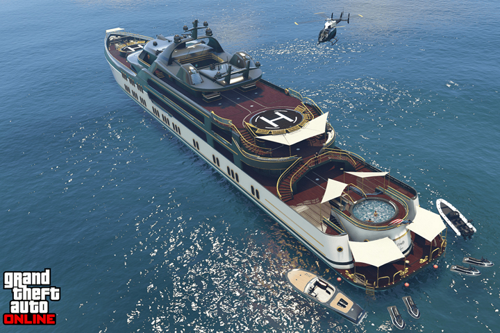 gta 5 michael yacht