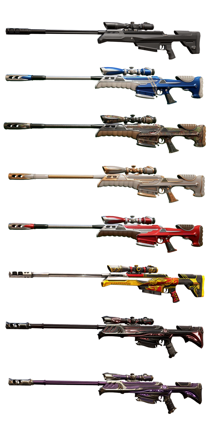 Des images pour les skins d'armes