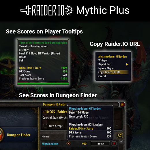 Raider.IO sort un nouvel addon