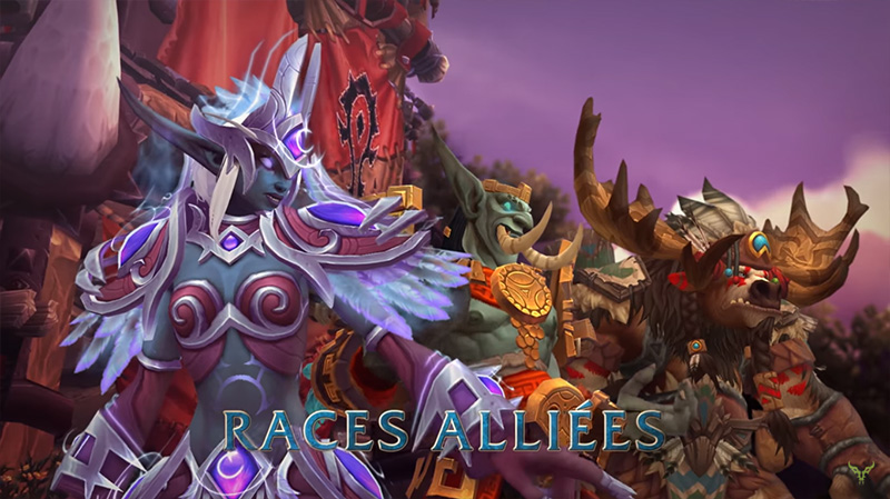 Nouvelles races à Battle for Azeroth