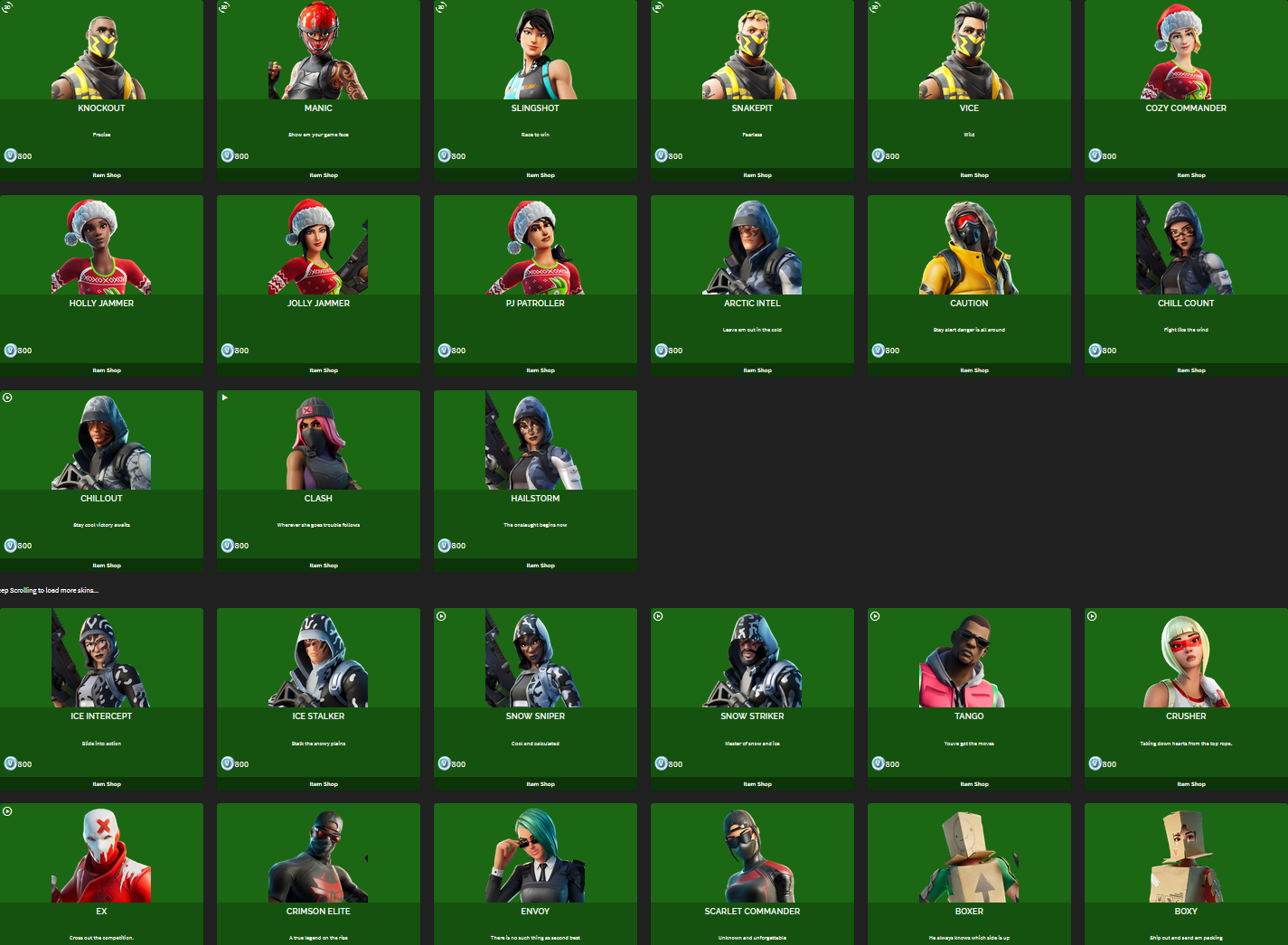 Tous les skins Fortnite - Breakflip - Actualités et guides sur les jeux ...