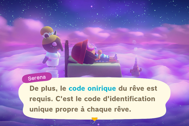 Code onirique Animal Crossing : New Horizons, partagez et trouvez des