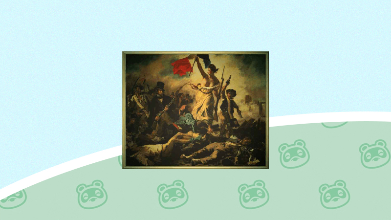 Toile précieuse Animal Crossing, vrai ou faux chez Rounard