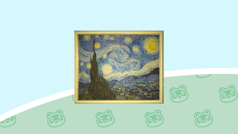Toile scintillante Animal Crossing, vrai ou faux chez Rounard