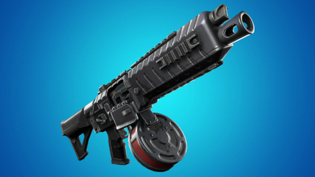 Drum Shotgun au 16.50 sur Fortnite, retour du fusil à pompe à tambour Breakflip