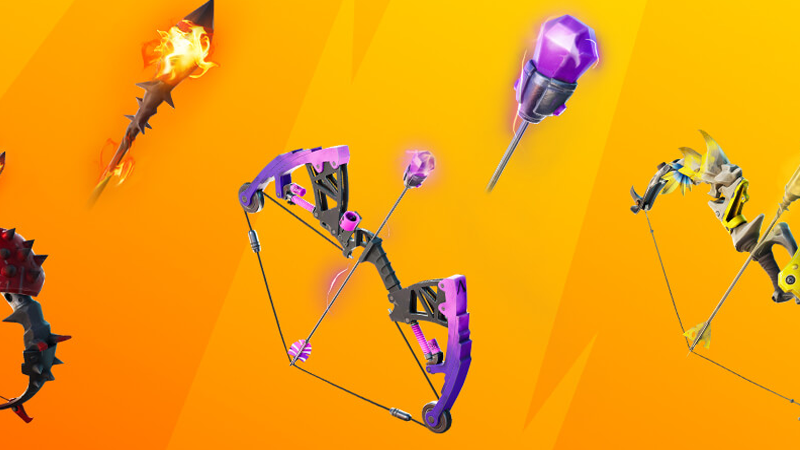 Shockwave Wildlife with the mechanical Shockwave bow in different modes in Fortnite – Breakflip