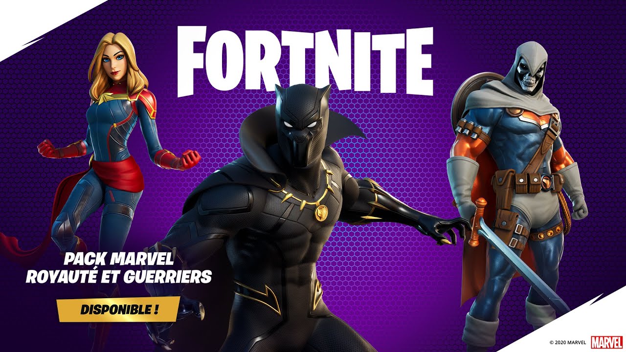 Pack Black Panther Fortnite, le skin Marvel est arrivé ... - 1280 x 720 jpeg 174kB