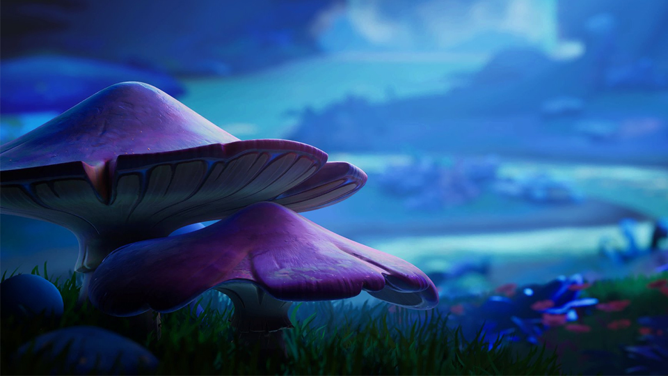 Ecran attente saison 3 Fortnite, un champignon pour un event Avatar