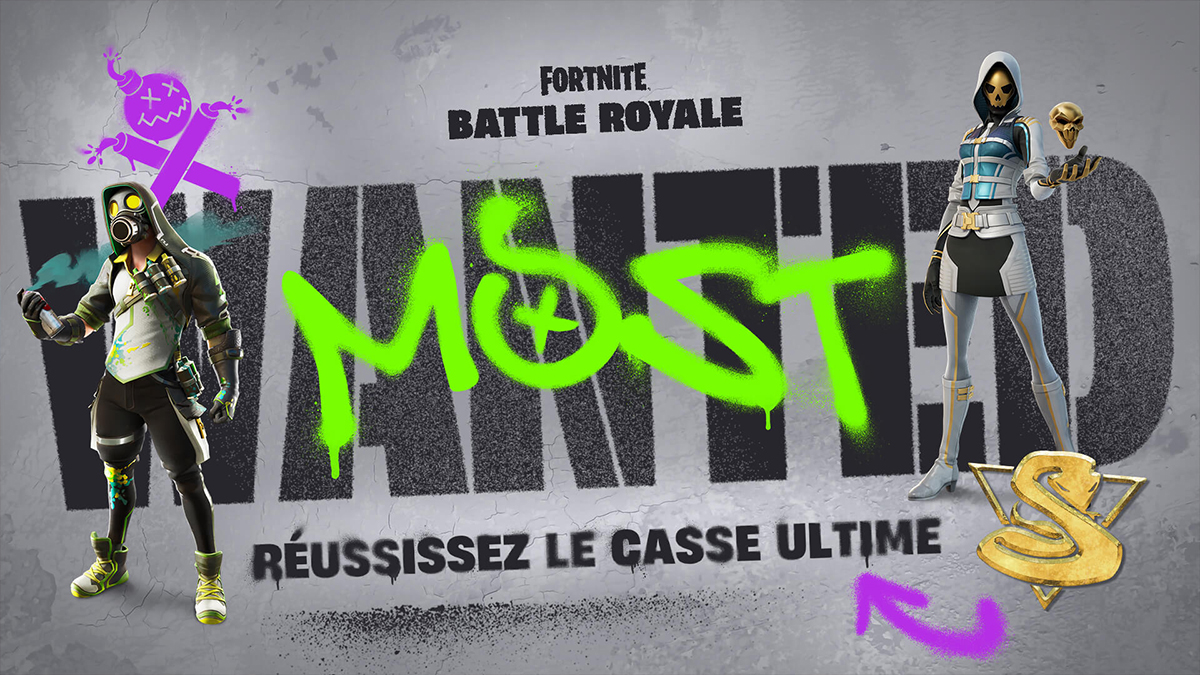 Augmenter le niveau de notoriété pour les défis Most Wanted sur