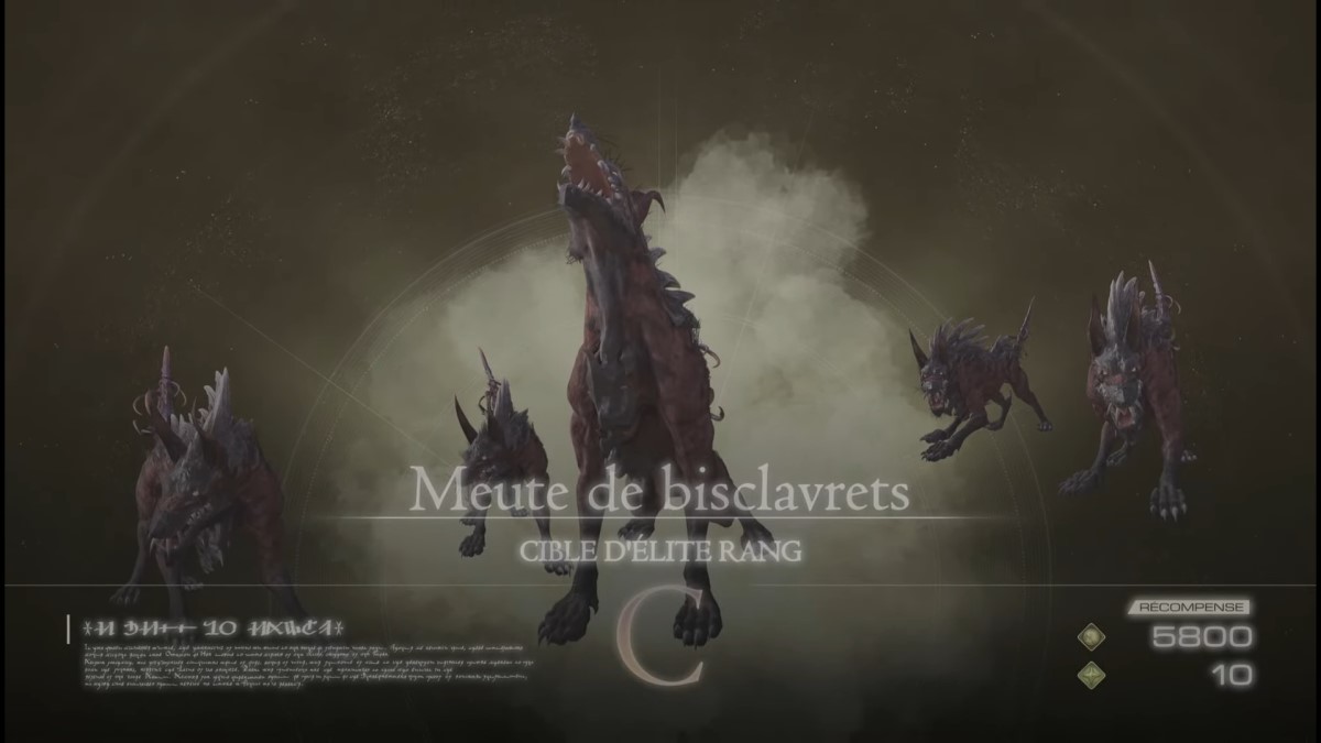 FF16 Meute de Bisclavrets, où trouver la cible d'élite sur