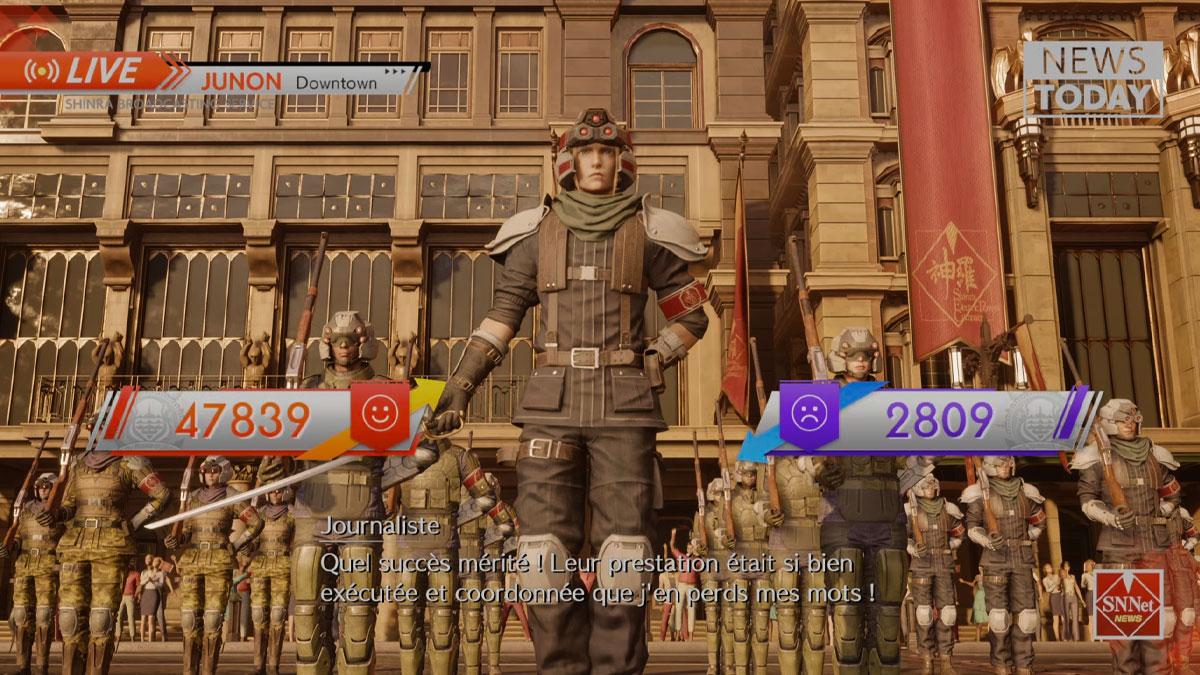 Parade FF7 Rebirth quelle est la meilleure formation pour l