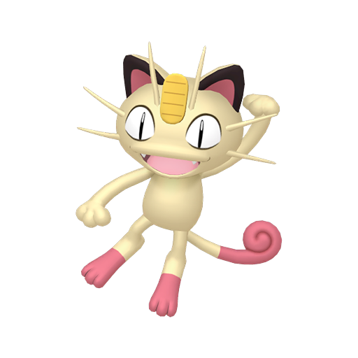 Miaouss et Miaouss shiny dans les Heures de Pokémon Vedette de novembre sur Pokémon GO