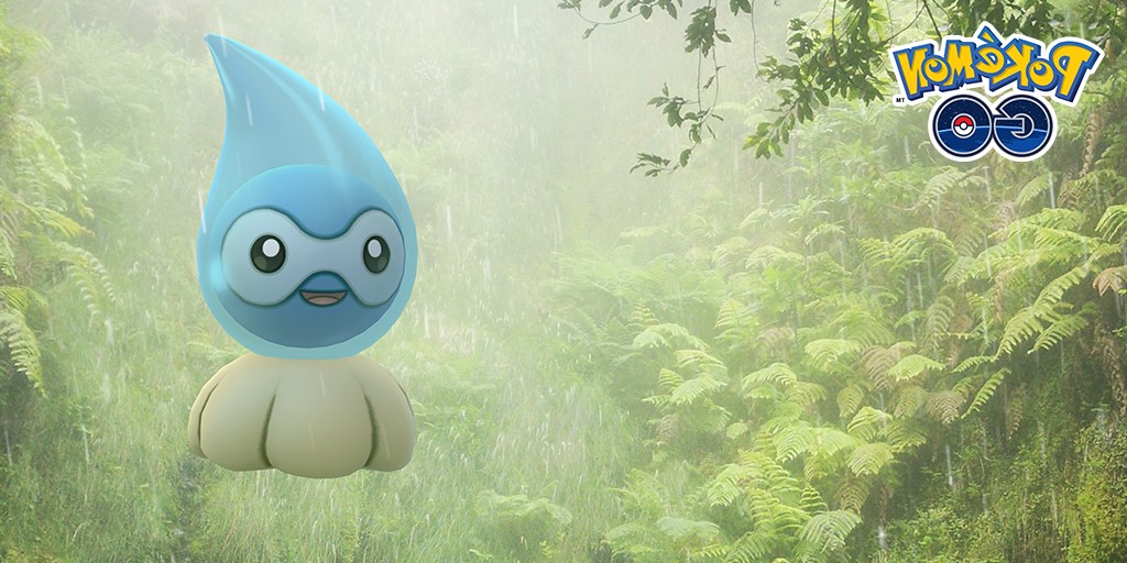 Semaine météo Pluie et Vent sur Pokémon GO : Morphéo (shiny)