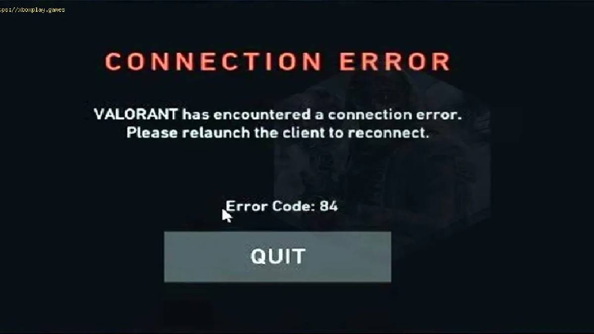 error de vanguard van 84 League of Legends comment résoudre l