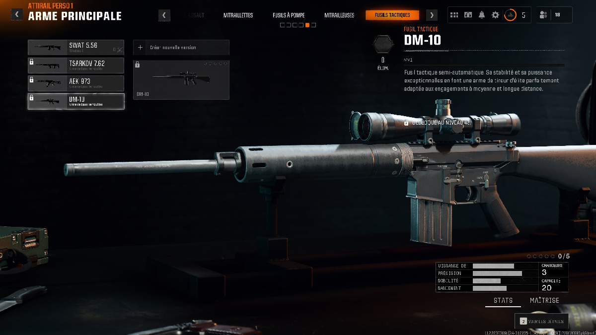 DM10 Camo BO6, comment débloquer tous les camouflages sur Black Ops 6 ? Breakflip