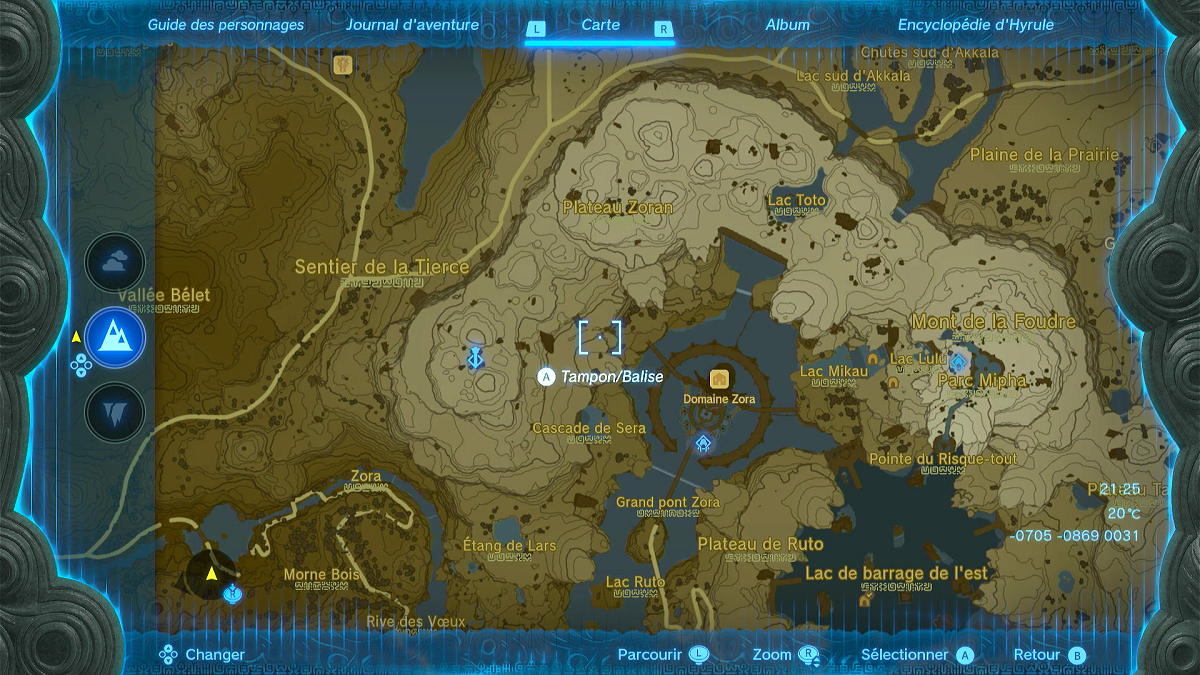 Lac Toto Zelda Tears of the Kingdom Où se trouvetil et comment s