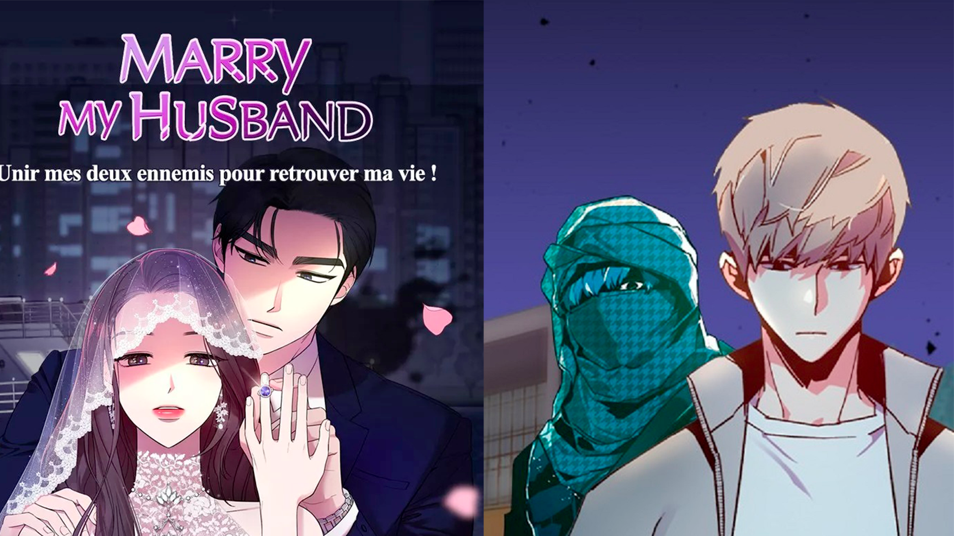 "High School Mercenary" et "Marry My Husband" débarquent en format